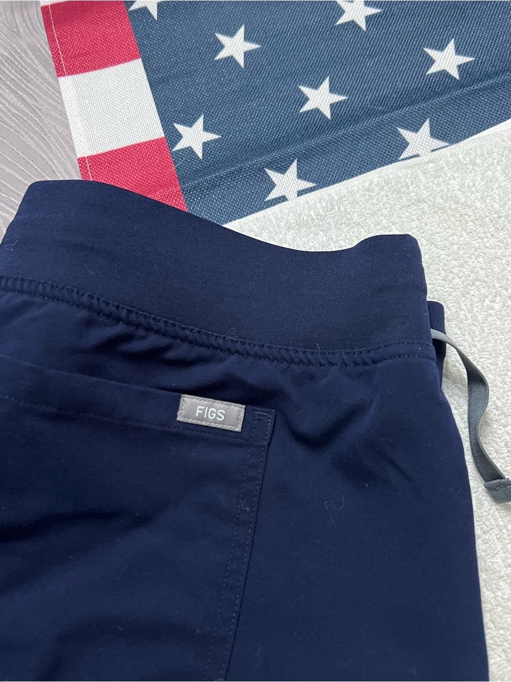 FIGS Livingston Scrub Pants Women’s Large Navy Technical Collection T21003
